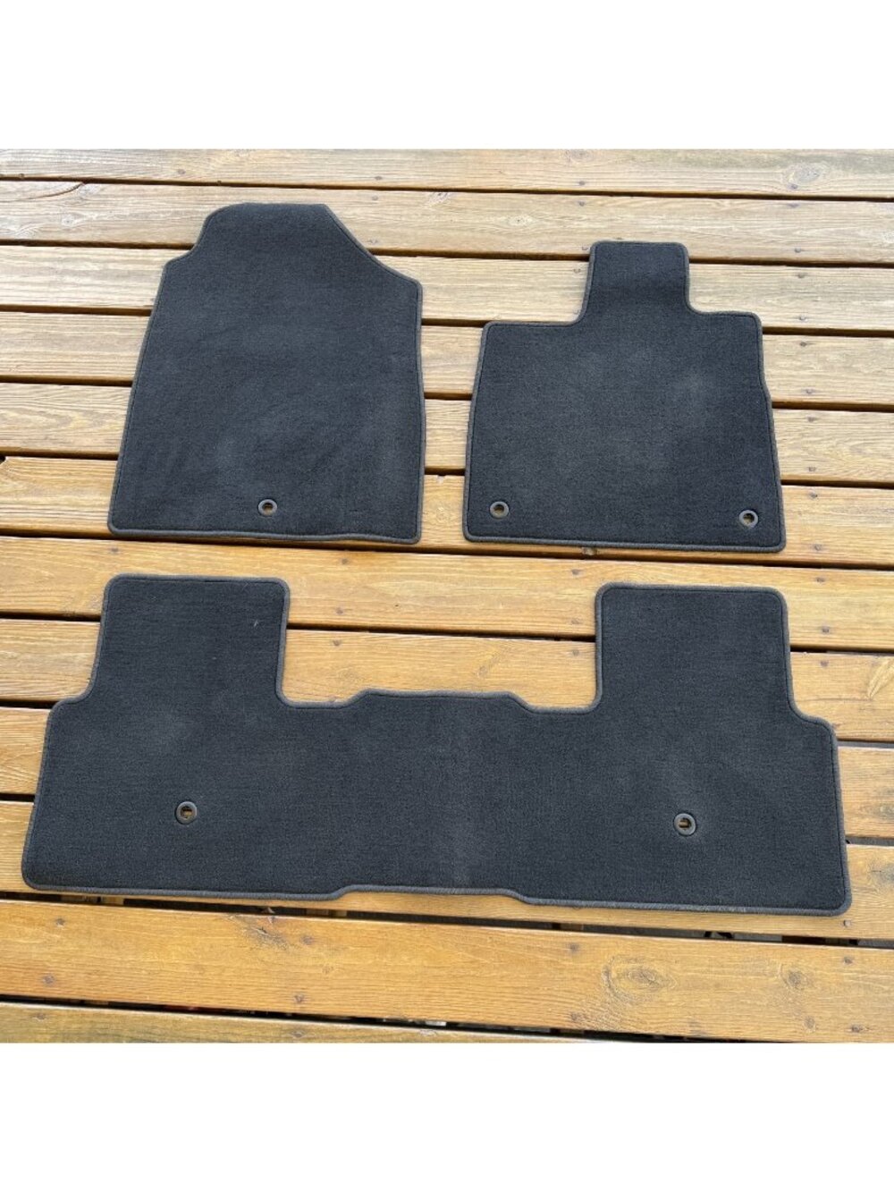 2023 - 2025 Honda Pilot Floor Mats Black Carpet Liners Set of 3 OEM Original